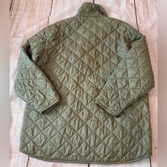 Womans BANANA REPUBLIC XS/S QUILTED Khaki GREEN PUFFER JACKET WOMEN RN 54023 - Picture 5 of 7